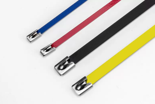 Epoxy Coated Stainlesss Steel Cable Ties